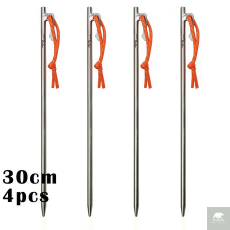 Titanium Alloy Tent Pegs Beargoods