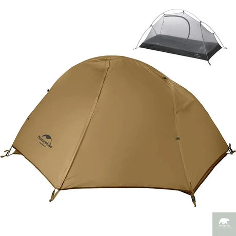 Naturehike Cycling Tent 1 Person Ultralight Backpacking Tent Double Layer Fishing Beach Tent Outdoor Travel Hiking Camping Tent Beargoods