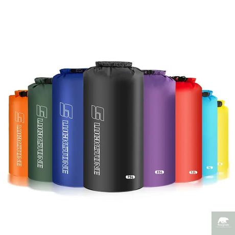 3/5/8/12/15/25/35/75L Waterproof Dry Bag Sack Ultralight Drifting Swimming Clothes Storage Bag Rafting Kayaking Sport Bag Beargoods