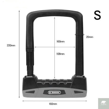 Hydraulic Shear Resistant Bike U Lock - Beargoods Hydraulic Shear Resistant Bike U Lock Beargoods.co.uk  85.99 Beargoods