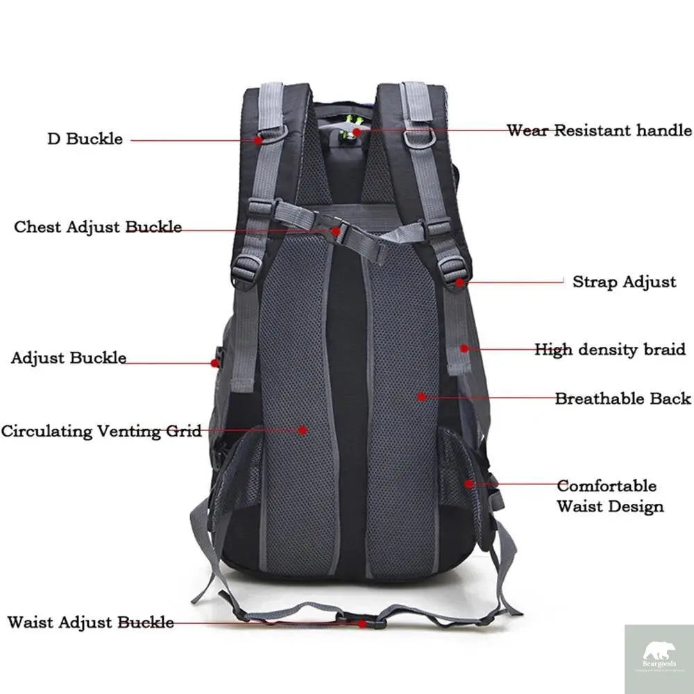 50L Hiking Backpack - Beargoods 50L Hiking Backpack Beargoods.co.uk  45.99 Beargoods