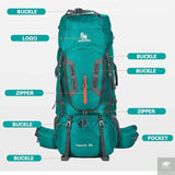 Camping Hiking Backpack Superlight 80L - Beargoods Camping Hiking Backpack Superlight 80L Beargoods.co.uk  44.99 Beargoods