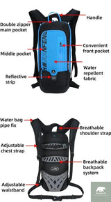 Ultralight Bladder Hydration Rucksack Waterproof - Beargoods Ultralight Bladder Hydration Rucksack Waterproof Beargoods.co.uk  39.99 Beargoods