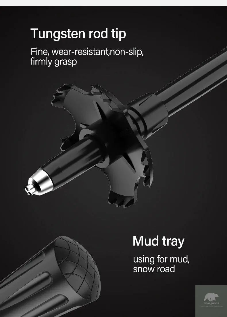 2 Piece Ultralight Trekking Poles Foldable - Beargoods 2 Piece Ultralight Trekking Poles Foldable Beargoods.co.uk  34.99 Beargoods