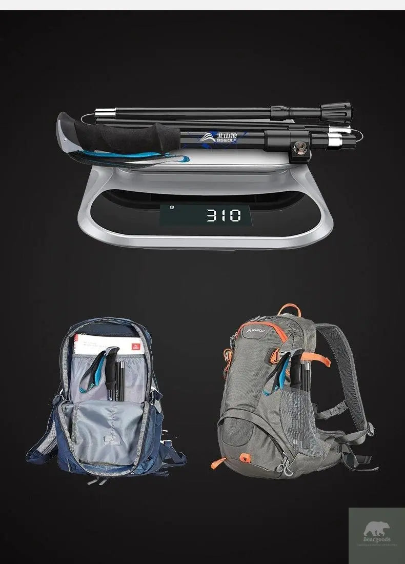 2 Piece Ultralight Trekking Poles Foldable - Beargoods 2 Piece Ultralight Trekking Poles Foldable Beargoods.co.uk  34.99 Beargoods